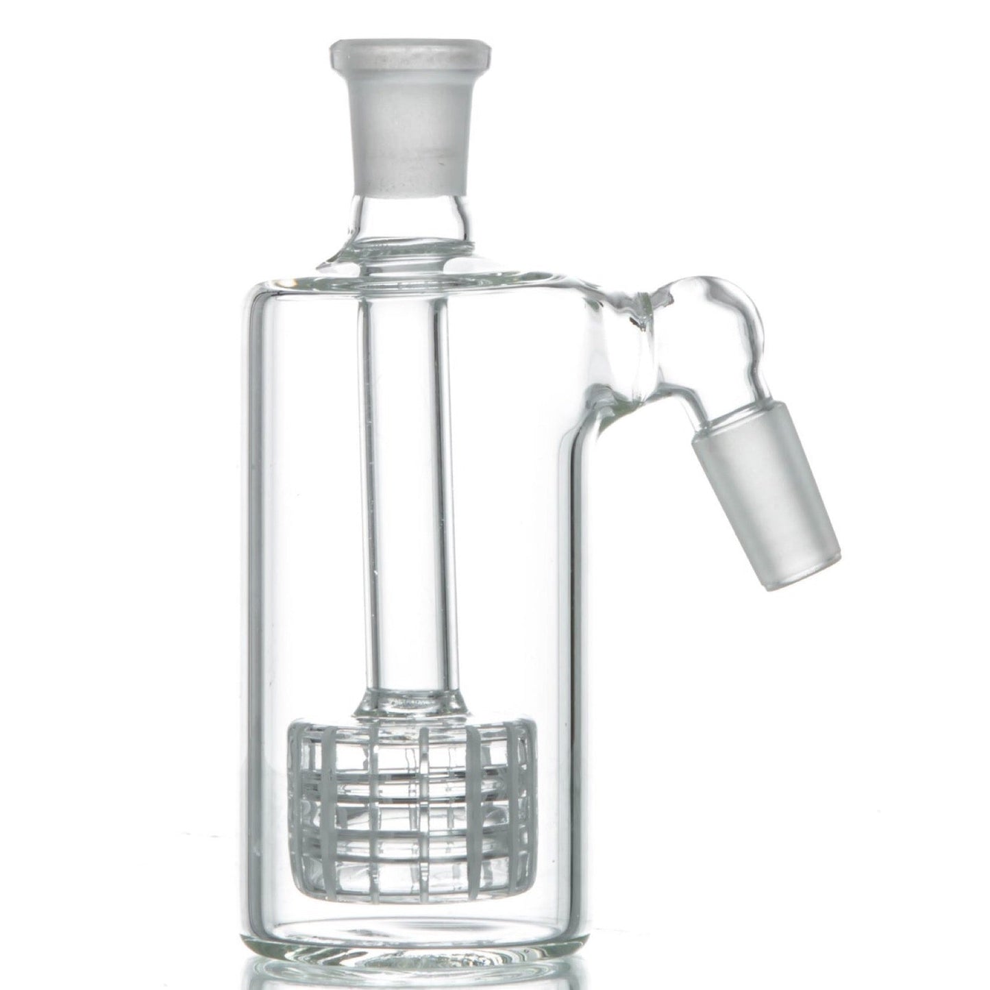 CaliConnected Clear Glass Matrix Perc Ashcatcher (Multi-Size/Angle)