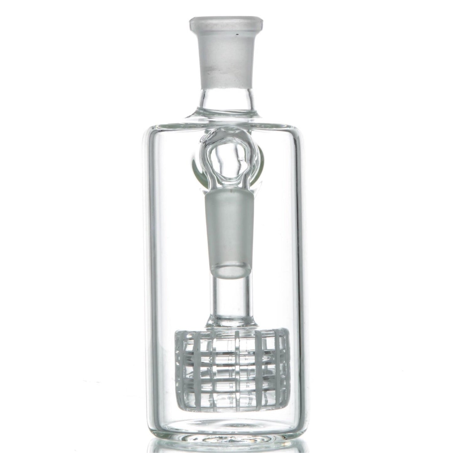 CaliConnected Clear Glass Matrix Perc Ashcatcher (Multi-Size/Angle)